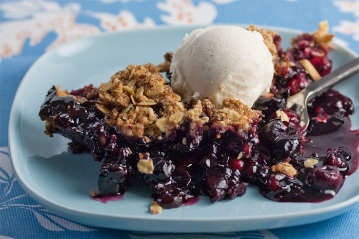 Cherry Almond Crumble - Nourish Evolution