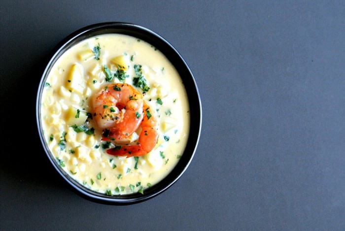 spicy-corn-chowder-sauteed-shrimp