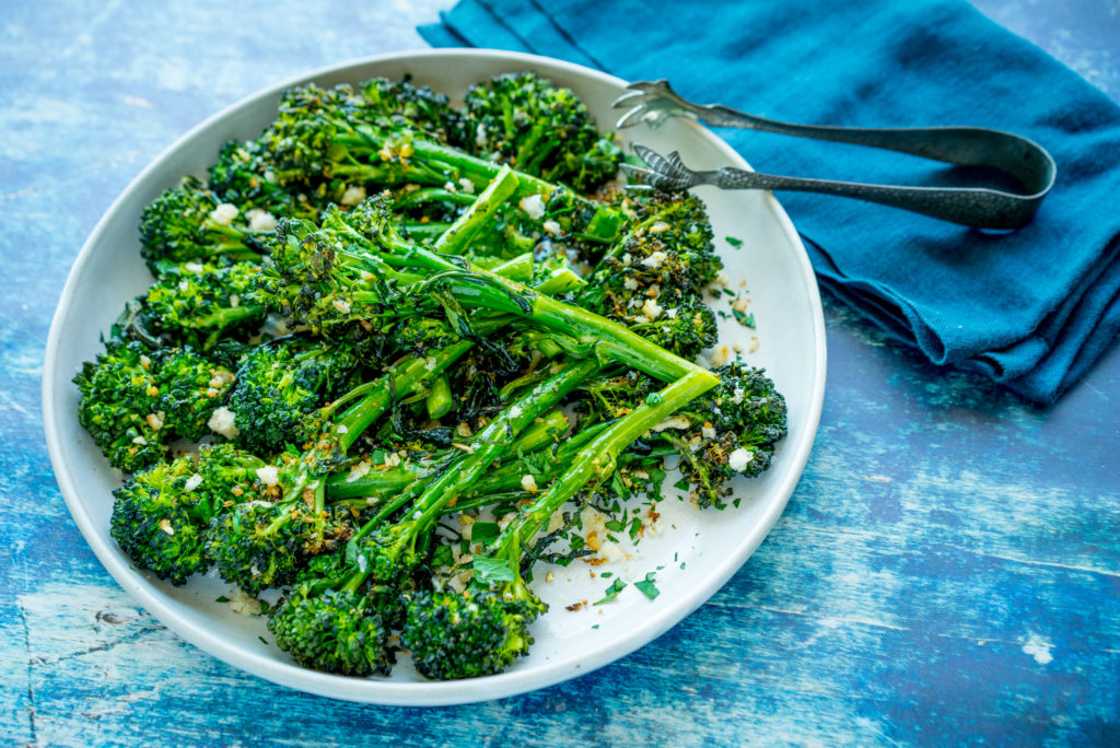 PanRoasted Broccolini with Garlicky Breadcrumbs Nourish Evolution