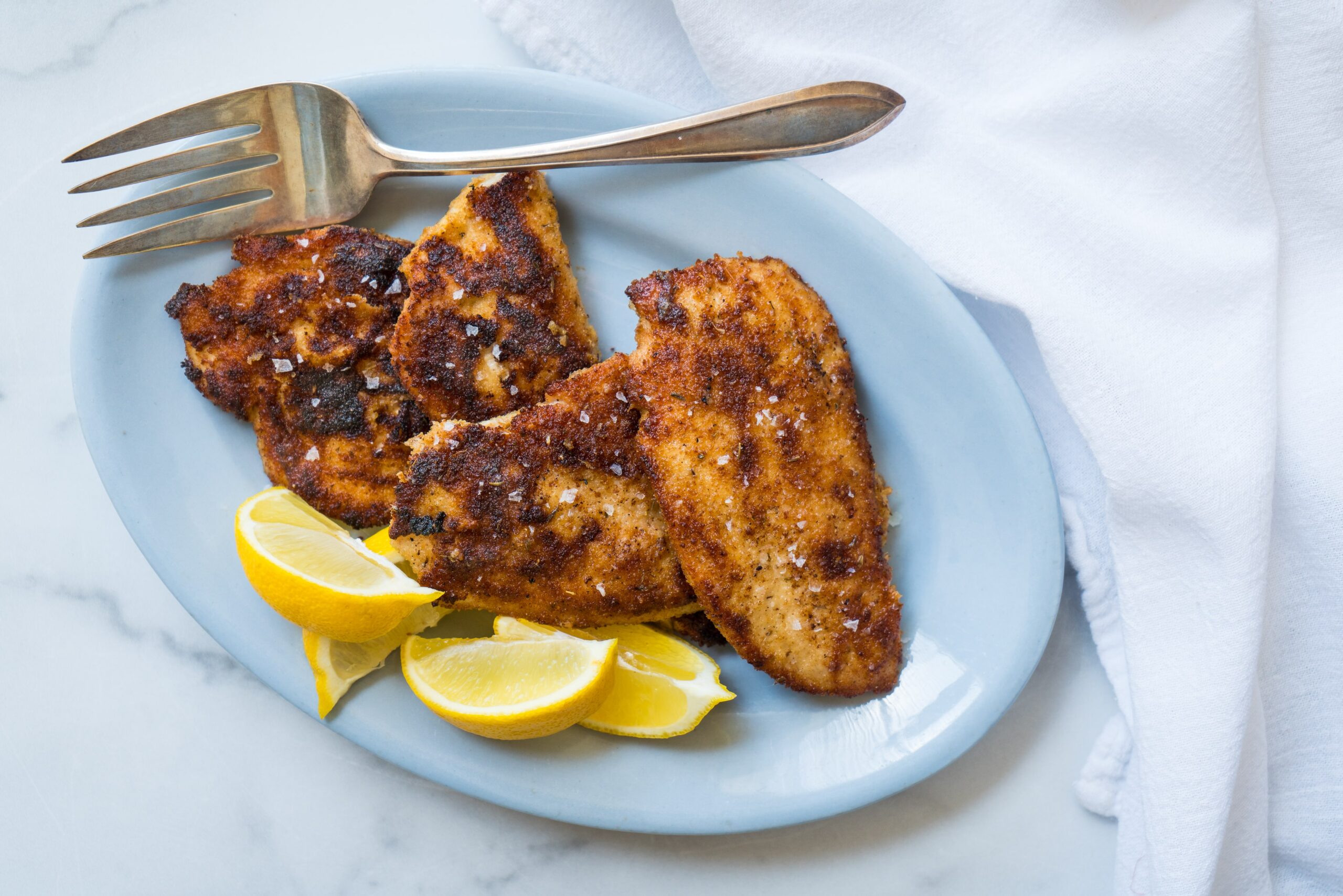 Lemon Thyme Pan Seared Turkey Breast Cutlets Recipe