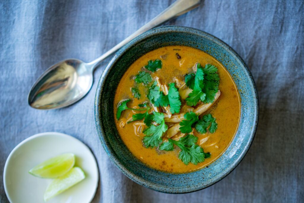 Spicy Thai Coconut Chicken Soup Nourish Evolution